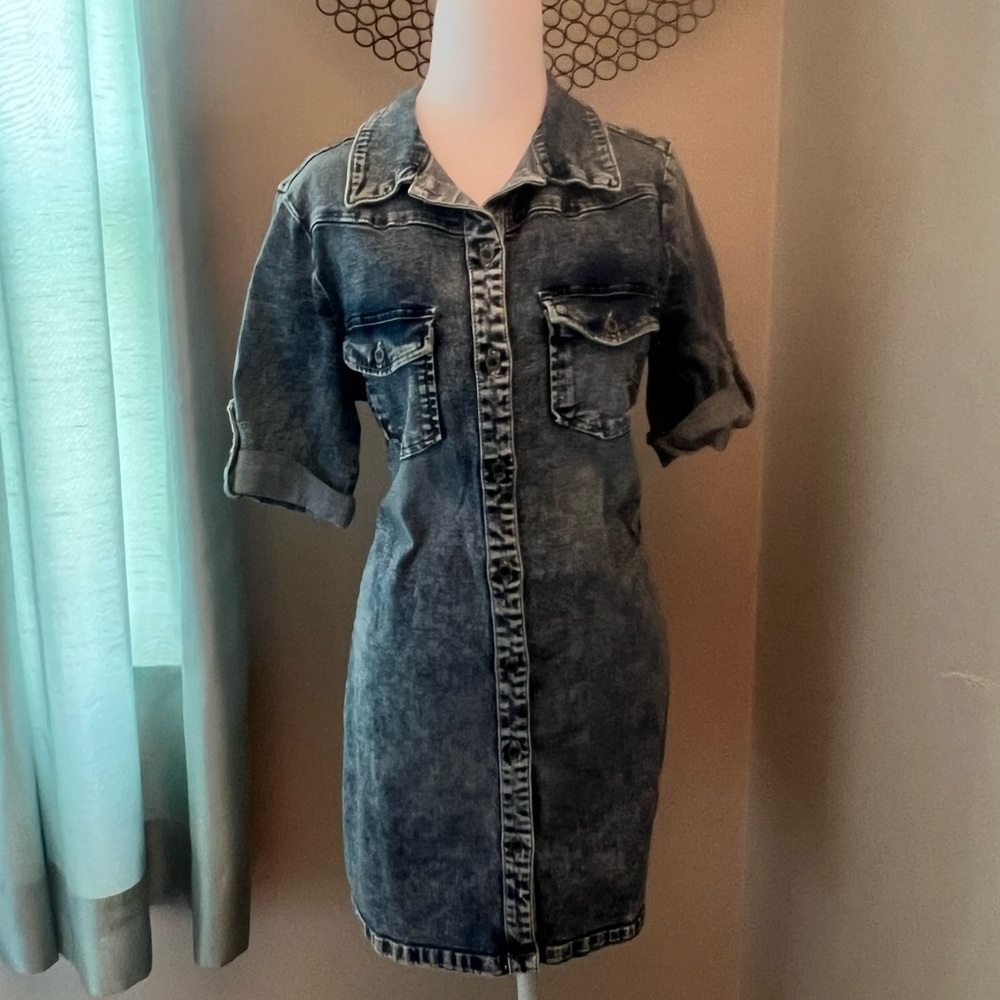 Women’s Denim Dress, Size Medium